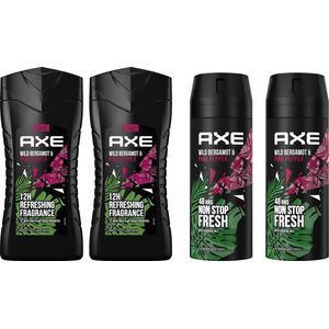 AXE Bergamot & Pink Pepper - 2 x Douchegel + 2 x Deo Spray