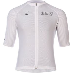 Speed on Wheels - wielershirt Elite, wit -