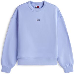 Tommy Jeans Trui Tjw Bxy Badge Crew E Dw0dw17325 C5z Vintage Iris Dames Maat - XXS