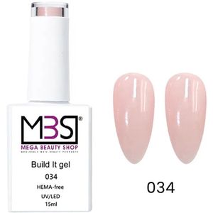 Biab gel/Build It gel HEMA-Free 15ml. (034) - Biab - Builder Gel - Biab nagellak - build it gel