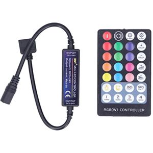 Mini RF RGBW LED Strip Controller met Volledige Touch Afstandsbediening - Ideaal voor Huishouden en Tuin