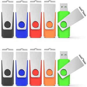 16 GB USB-stick 3.0 met LED-licht - 10 stuks - Hoge snelheid en duurzame opslag