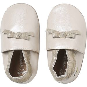 Vertbaudet - Elastische Leren Babyschoentjes - Goud - Soepel Leer