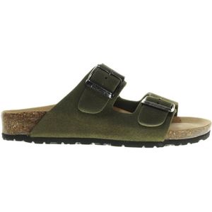 Bionatura Slippers Khaki Suede maat 36