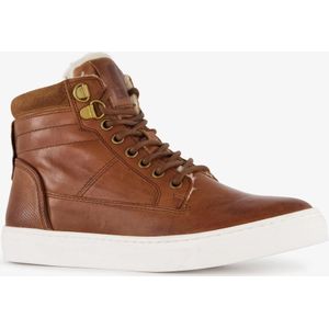 Groot leren jongens veterschoenen bruin - Maat 33