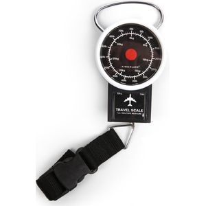 Kikkerland Hayzel Bagageweger - Zwart - Analoog