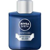NIVEA Men Aftershave Balsem Protect & Care - 6 x 100 ml - Voordeelverpakking