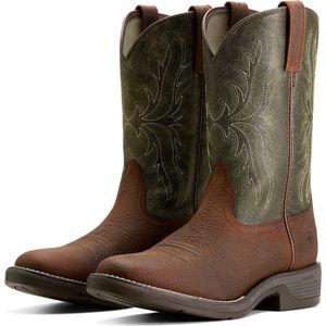 Ariat RIDGEBACK ROUND TOE western rijlaarzen bruin groen - 43 (9 UK)