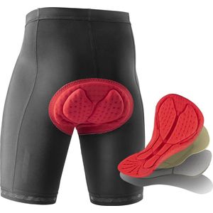 ROCKBROS Fietsbroek Heren MTB-sportbroek Ademend, Elastisch, Sneldrogend, Anti-shock met 3D-broekzeem voor Fietsen, Buitenactiviteiten Maat XL