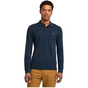Timberland - Millers River Pique - Lange Mouw Poloshirt - Biologisch Geproduceerd Katoen