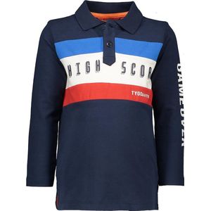 TYGO & vito Jongens Polo-shirt - donker blauw - Maat 122/128