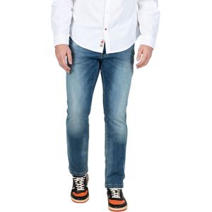 TIMEZONE Heren Jeans Broeken SLIM EDUARDOTZ slim Fit Blauw 32W / 30L Volwassenen