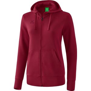 Erima Sweatjack Met Capuchon Dames - Bordeaux | Maat: 36