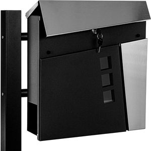 ApexArte® Brievenbus op Paal - Pakketbrievenbus - Wandbrievenbus