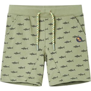 Kindershorts - Lichtkaki - Haai Print - Maat 104