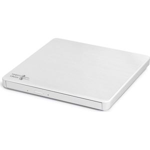 Slim Portable DVD Burner/Writer/Player for Laptop - Windows Mac OS Compatible - USB 2.0 8x Read Write Speed - White - External DVD Drive Externe dvd speler