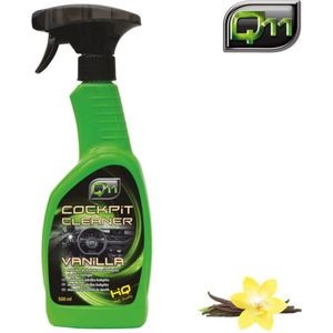 Q11 Cockpit Spray - Dashboard verzorger en reiniger met zachte vanillegeur 500 ml -
