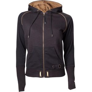 Assassin's Creed Syndicate Black Zipped Hoodie Women (XL)