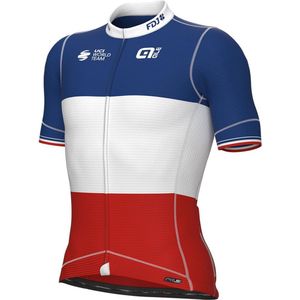 Ale Groupama Fdj Champion France Pro 2023 Korte Mouw Wielertrui Veelkleurig M Man