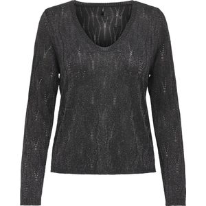 ONLY - ONLMELLA LS GLITTER V-NECK CC KNT - Meisjes - Gebreide truien