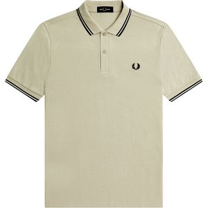 Fred Perry - Polo M3600 Greige R70 - Slim-fit - Heren Poloshirt Maat XXL