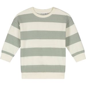 Prénatal peuter sweater - Jongens - Dark Mint Green - Maat 110