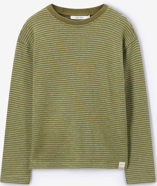 Sissy-Boy - Longsleeve - Donkergroen - Gestreept