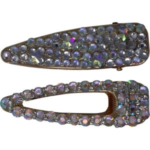 Jessidress® Luxe Haarspeld Haarsieraad Dames Haarclips Baret met strass Haarspeldje