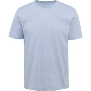 Marc O'Polo - T-Shirt Logo Lichtblauw - Heren - Maat XXL - Regular-fit