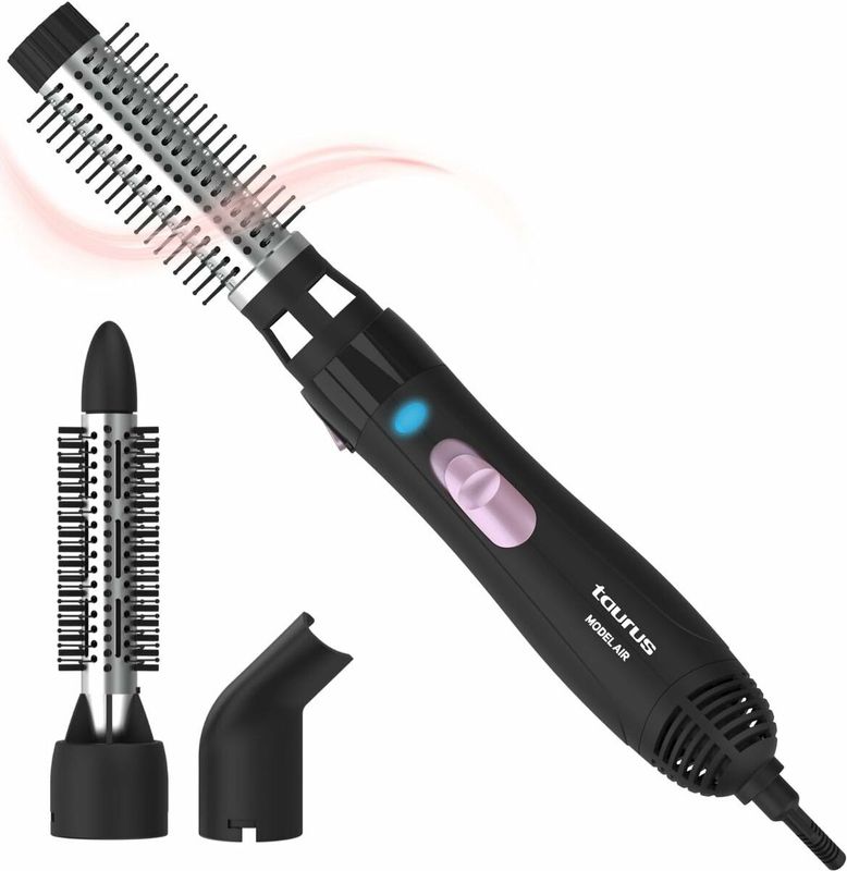 Taurus - Model Air - Luchtborstel - 1200 W - Warmteverdeling 360º - Compact