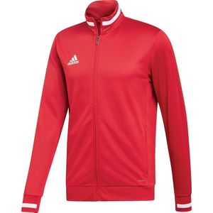 adidas T19  Sportjas - Maat S  - Mannen - rood/wit