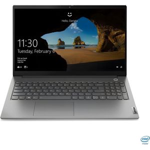 Lenovo ThinkBook 15 Intel® Core™ i5 i5-1135G7 Laptop 39,6 cm (15.6") Full HD 16 GB DDR4-SDRAM 512 GB SSD Wi-Fi 6 (802.11ax) Windows 10 Pro Grijs