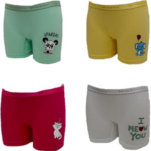 Embrator meisjes Boxershorts 4-stuks mix maat 152/158