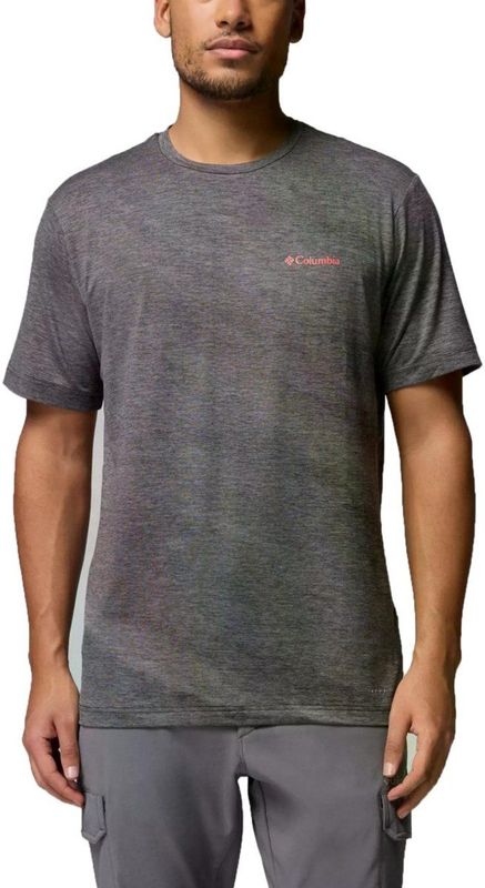 Columbia - Kwick Hike Back Graphic - T-shirt - Zwart - Korte Mouwen