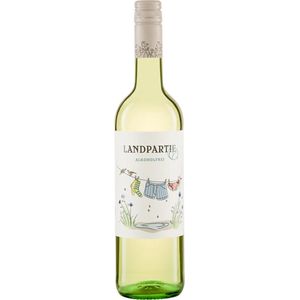 Landparty Wit - Alcoholvrije Biologische Witte Wijn - Voor Echte Smaak zonder Compromis