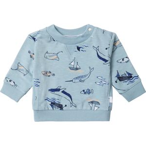 Noppies Boys Sweater Bergen long sleeve allover print Jongens T-shirt - Arona - Maat 80