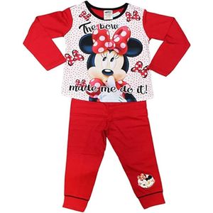 Minnie Mouse pyjama - rood met wit - Disney pyama - maat 110