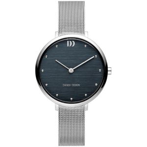 Danish Design IV69Q1218 horloge dames - zilver - edelstaal