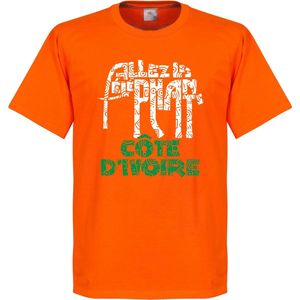 Ivoorkust Team T-Shirt - Oranje - XL