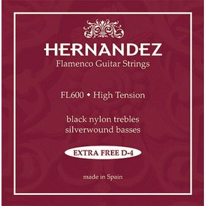 Juan Hernandez K-Git.snaren Flamenco rood High Tension - Klassieke gitaarsnaren