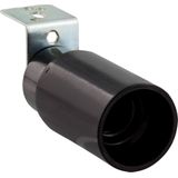 Fitting E14 met haakse beugel maximaal 40W zwart