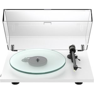 Pro-Ject T2W Rainier Streaming Platenspeler - Multiroom-technologie - WiFi streaming - Moderne Vinyl Speler - Wit