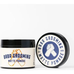 Baba Grooming Matte Pomade 120ml - Medium Hold - Waterbasis - Matte Finish