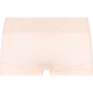 RJ Bodywear Pure Color dames kant short (1-pack) - perzik - Maat: 3XL