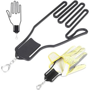 2 Stuks Zwarte Handschoenstreker - Plastic Frame Ondersteuning - Handschoen Bracket / Handschoen Ondersteuningsframe / Accessoire voor Handschoenen - Ideaal voor Opberging & Vormbewaring