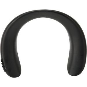 Nekband Bluetooth-luidsprekers voor Thuissport en Buiten met 3D-stereogeluid en FM-radio - Zwart .