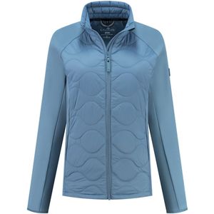 Jas Birger blue hybride gewatteerd dames