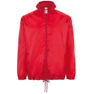 SOLS Unisex Shift Showerproof Windbreaker Jasje (Rood)