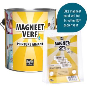 MagPaint | Magneetverf | 2.5L (5m²) | + 23mm Magneten