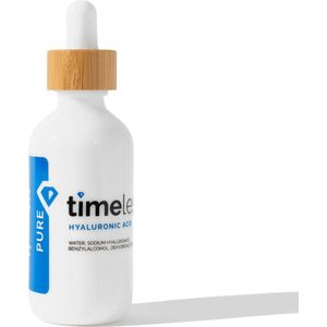 Timeless Serum - Hyaluronzuur - TIMELESS 100% Pure Hyaluron Serum - Anti-Age Gezichts Serum - Ouder wordende huid - Gezichtsserum Met hyaluronzuur - Timeless Skin Care Hyaluron Serum - Hydraterend serum - Stralende huid - Stevige huid - Vegan - 60 ml